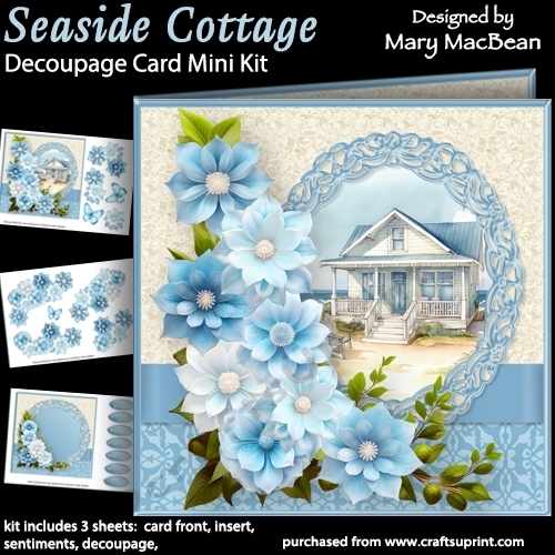 cup1427986_1648 - Seaside Cottage - Decoupage Card Mini Kit