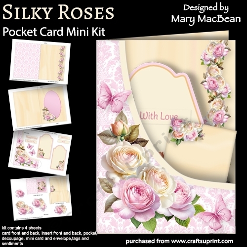 Silky Roses - Pocket Card Mini Kit