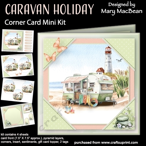 Caravan Holiday - Corner Card Mini Kit