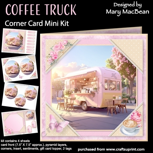 Coffee Truck - Corner Card Mini Kit