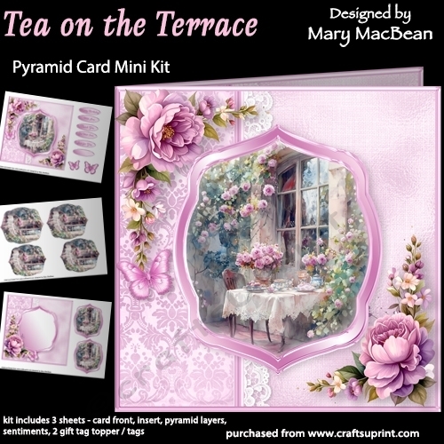 cup1445098_1648 - Tea on the Terrace - Pyramid Card Mini Kit