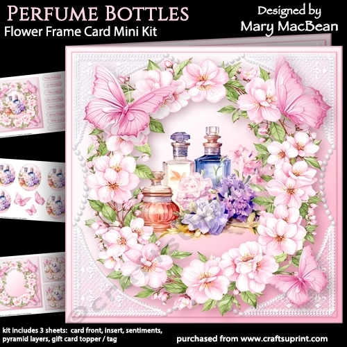 cup1448809_1648 - Perfume Bottles - Flower Frame Card Mini Kit