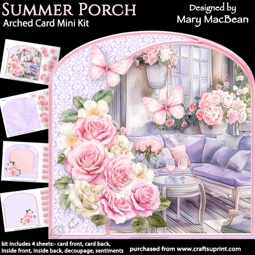 cup1449850_1648 - Summer Porch - Arched Card Mini Kit