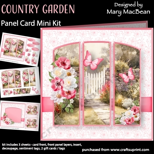 Country Garden - Panel Card Mini Kit