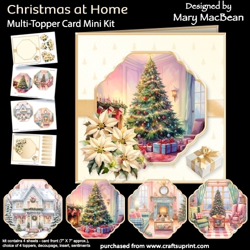 Christmas at Home - Multi-Topper Card Mini Kit
