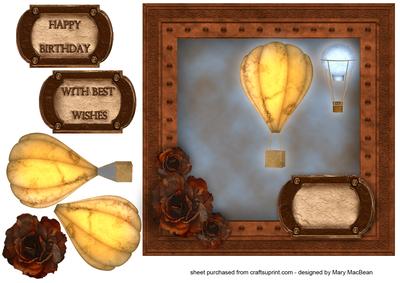 Steampunk Hot Air Balloons