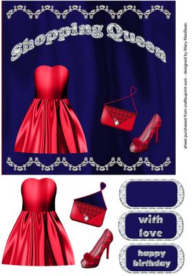 Shopping Queen Quick Card