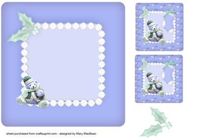 Baby Boy's Christmas Insert