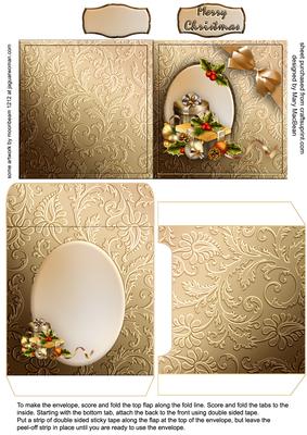 Christmas Gifts Mini Card and Envelope