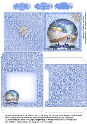 Walk in the Snow - Mini Card and Envelope