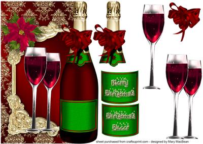 Christmas Cheer Over the Edge Card