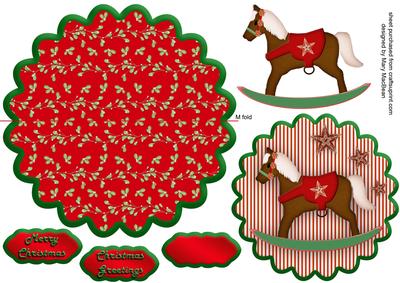 Christmas Wobbles - Rocking Horse