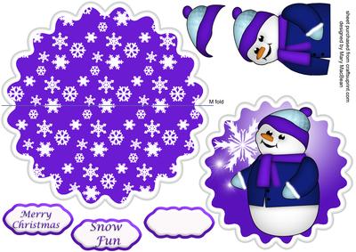 Christmas Wobbles - Snowman