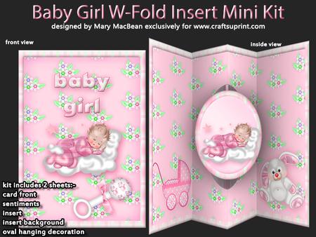 Baby Girl W-fold Insert Mini Kit