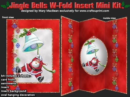 Jingle Bells W-fold Insert Mini Kit