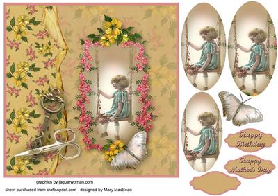 Memories Birthday or Mother's Day Card Front