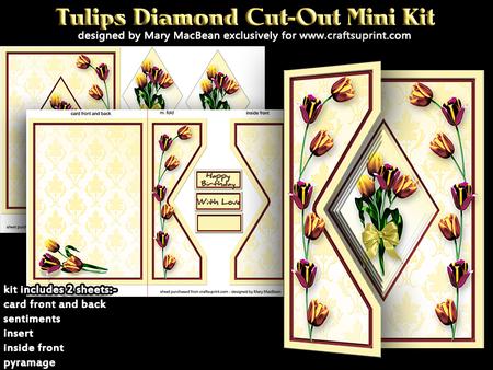 Tulips - Diamond Cut-out Mini Kit