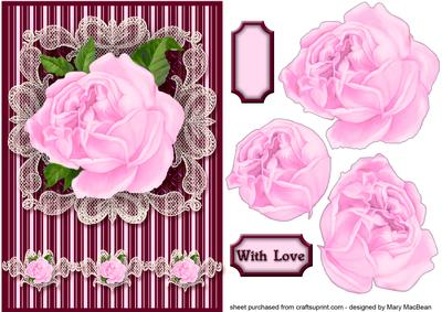 Vintage Pink Rose