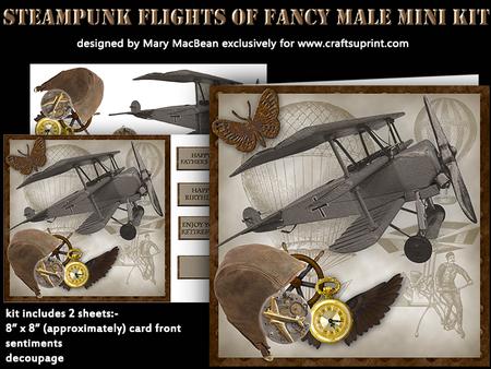 Steampunk Flights of Fancy Male Mini Kit