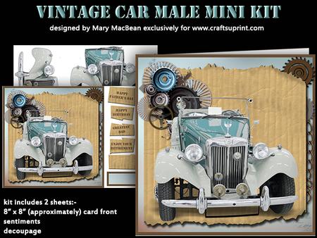 Vintage Car Male Mini Kit