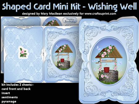 Shaped Card Mini Kit - Wishing Well