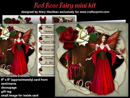 Red Rose Fairy Mini Kit