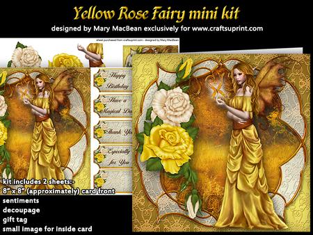 Yellow Rose Fairy Mini Kit