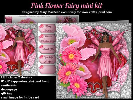 Pink Flower Fairy Mini Kit