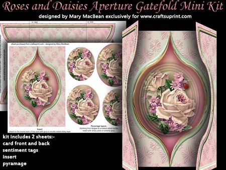 Roses and Daises Aperture Gatefold Mini Kit