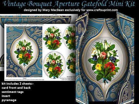 Vintage Bouquet Aperture Gatefold Mini Kit