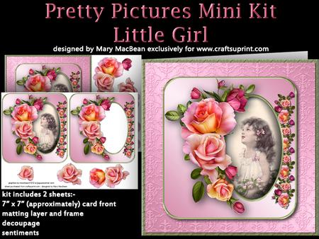 Pretty Pictures Mini Kit - Little Girl