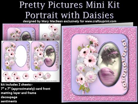 Pretty Pictures Mini Kit - Portrait with Daisies