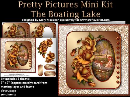Pretty Pictures Mini Kit - the Boating Lake