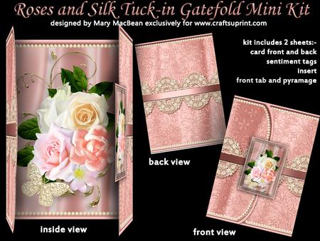 Roses and Silk Tuck-in Gatefold Mini Kit