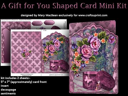 A Gift for You Shaped Card Mini Kit