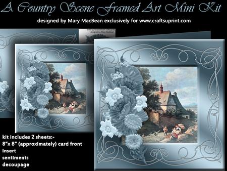 A Country Scene Framed Art Mini Kit