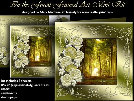 In the Forest Framed Art Mini Kit
