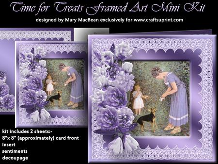 Time for Treats Framed Art Mini Kit