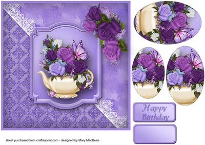 A Teapot Full of Flowers