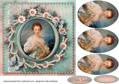 Portrait with Lace and Pearls