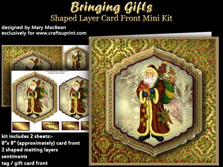 Bringing Gifts Shaped Layer Card Mini Kit