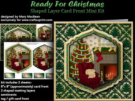 Ready for Christmas Shaped Layer Card Front Mini Kit