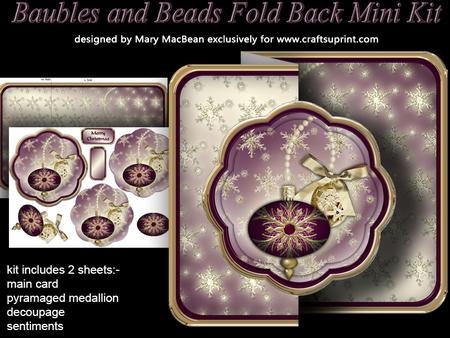 Baubles and Beads Fold Back Mini Kit