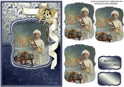 What Santa Gave Me Christmas Card Front