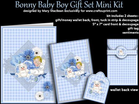 Bonny Baby Boy Gift Set Mini Kit