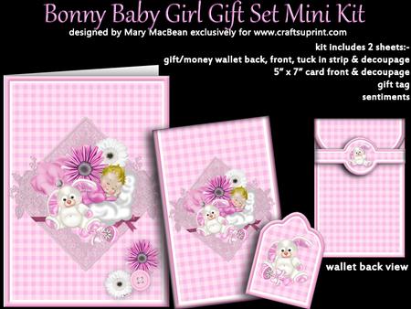 Bonny Baby Girl Gift Set Mini Kit