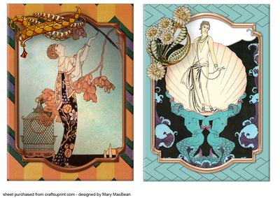 Toppers Duo - Art Deco Ladies