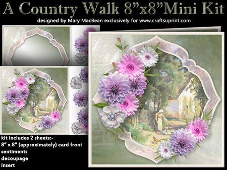 A Country Walk 8" x 8" Mini Kit