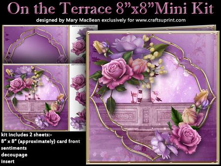 On the Terrace 8" x 8" Mini Kit