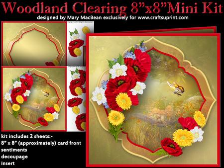 Woodland Clearing 8" x 8" Mini Kit